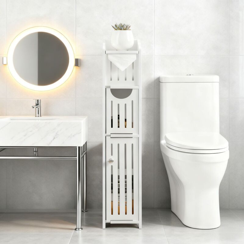 Gap Cabinet Storage Rack, Bathroom Floor-Standing Multi-Layer Cabinet, Toilet Storage Cabinet, Gap Cabinet, Cross-Border Service Gap Cabinet Storage Rack, Bathroom Floor-Standing Multi-Layer Cabinet, Toilet Storage Cabinet, Gap Cabinet, Cross-Border Service
