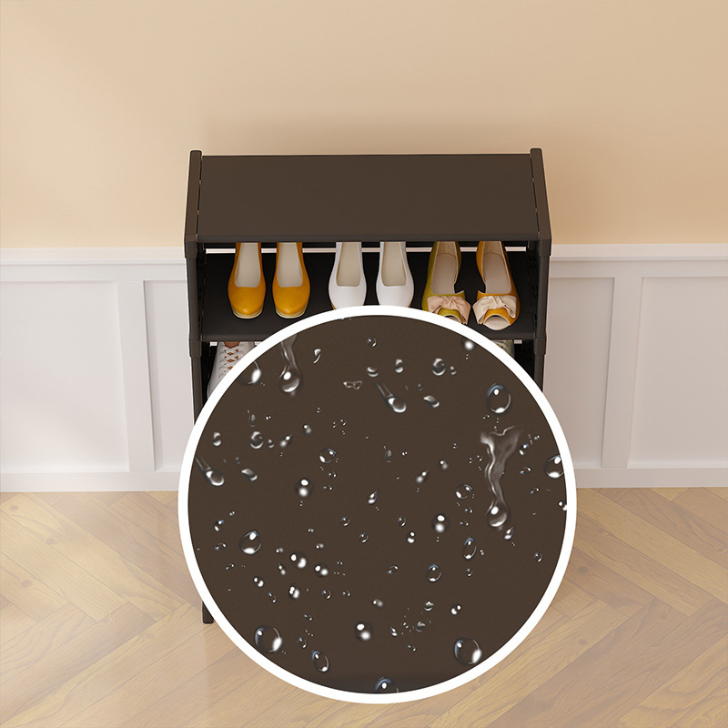 Estantes de zapatos simples de almacenamiento de puerta doméstica hermoso interior a prueba de polvo multicapa de gran capacidad gabinete de zapatos comercio exterior explosión al por mayor image 4