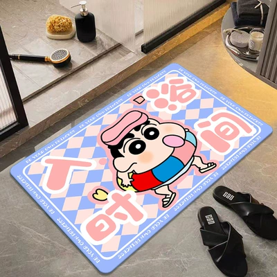 Avtomobil döşəmə paspasları — Door Easy-care Foot Mat - bath-time-4060cm-diatom-mud-25mm