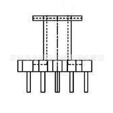 EE13-10���l�Ǽ�EE13�ӌ�׃�����Ǽ���ʽ5+5��ž�12.5mm�Ǽ�