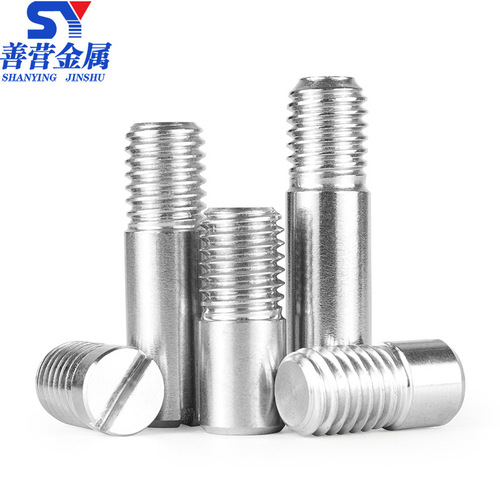 304 stainless steel GB878 slotted external thread cylindrical pin positioning pin M2M2.5M3M4M5M6M8M10