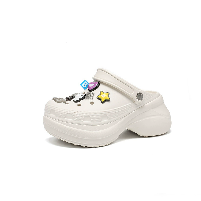 Tide, accessory platform, summer footwear, travel shoes, Korean style, soft sole