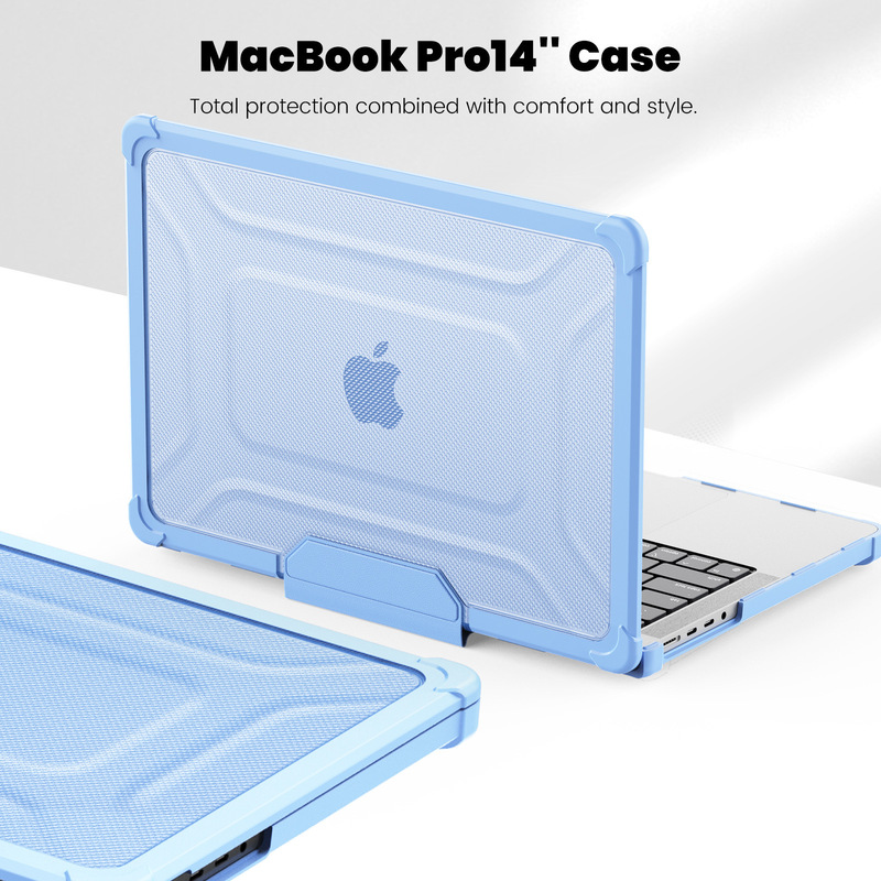 Apple Macbookpro14 Laptop Protective Case One-Piece Card Slot Anti-Fingerprint Protective Case 14inch