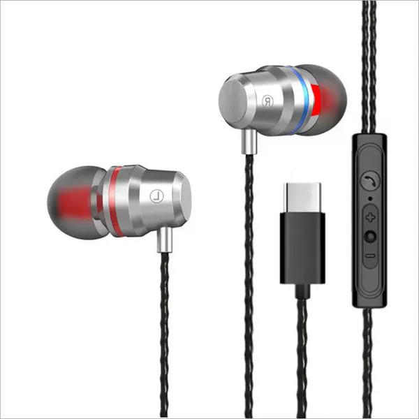 [Upgraded version-12D stereo sound] Noble silver ☆ Type-C portion control with wheat