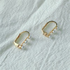 Elegant retro trend earrings from pearl, french style, simple and elegant design, European style