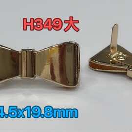 源头厂家金属五金蝴蝶结鞋扣锌合金包包皮具饰品装饰箱包配件