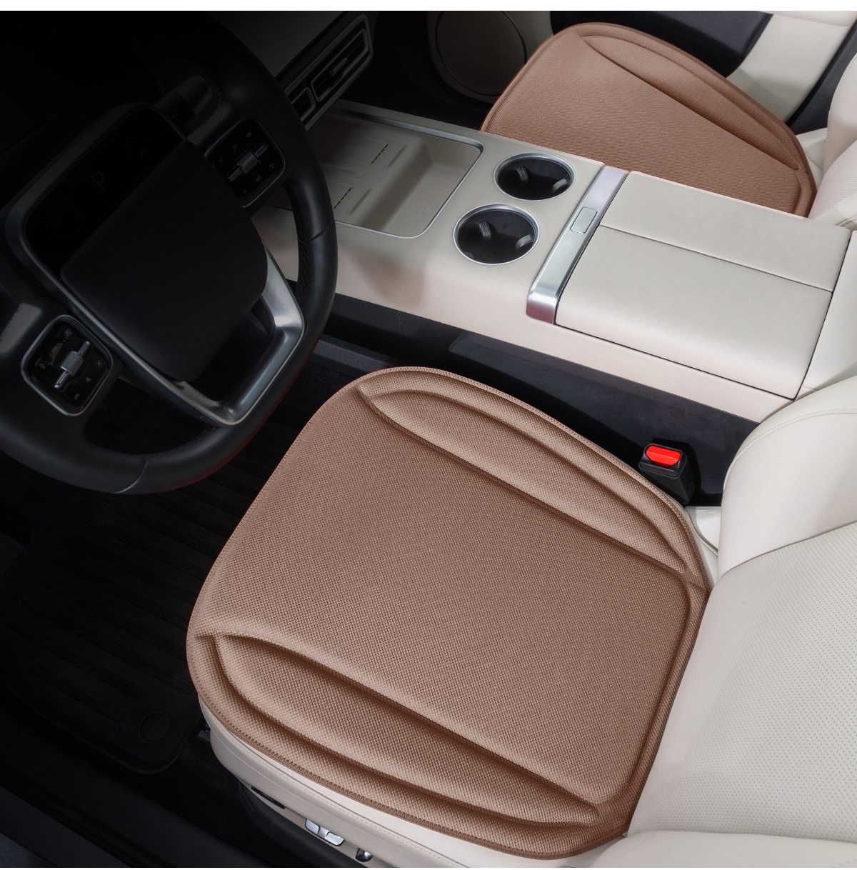 New cross-border seaweed fiber one-piece molded car seat cushion, warm in winter and cool in summer, all-season latex cushion