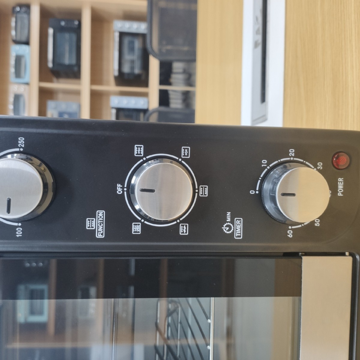 46 - 48L horno doméstico de comercio exterior gran capacidad multifuncional horno de convección visual fábrica a granel personalizado KS46
