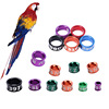Factory direct sales 6mm parrot recognition ring bird aluminum alloy random number with number