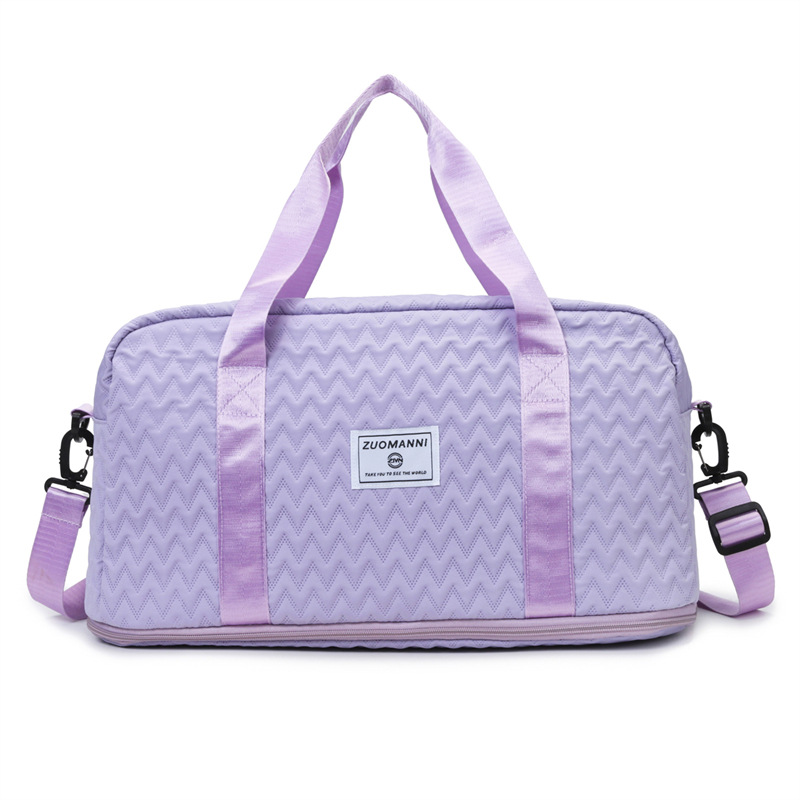 La nueva bolsa de viaje de gran capacidad, la bolsa de fitness de yoga de separación seca y húmeda, los viajes de negocios de corta distancia pueden ampliar el almacenamiento de equipaje