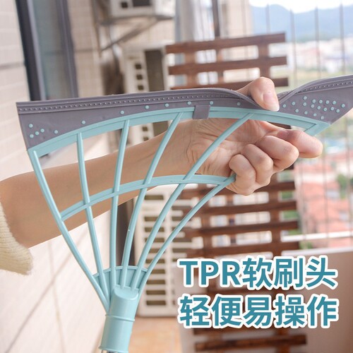 Korean black technology magic broom sweeping wiper household bathroom non-stick hair broom dual-purpose silicone mop