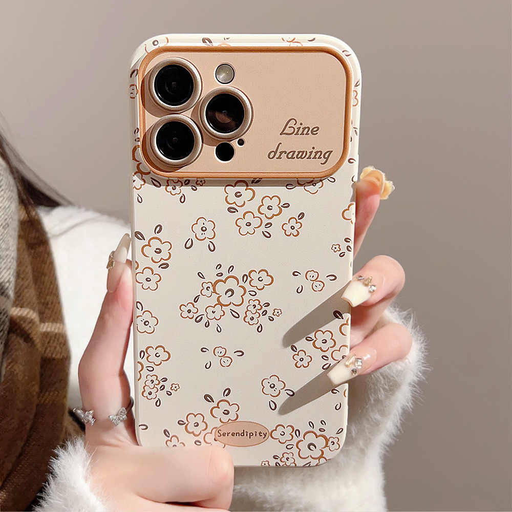 Funda para teléfono con diseño floral suave, adecuada para Apple 15 Pro Max, iPhone 17, elegante cobertura total para 11, 16 juegos, 13 Huawei. image 4