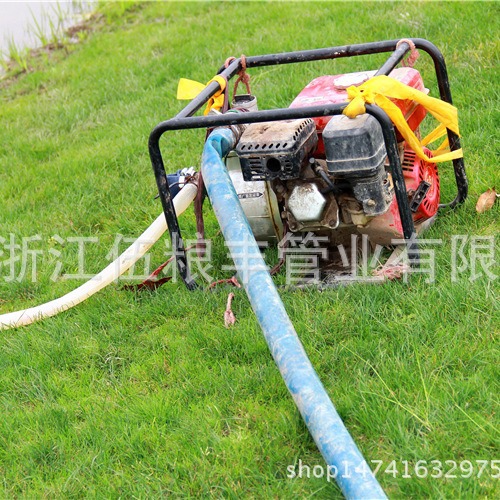 绿色涂塑水带抗旱排涝全塑水带出口印尼中东非洲波兰俄罗斯台湾