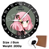 Spirit SPY X FAMILY Anime Creative Table Clock Clock Clock Bell Simple Watch Swing Gifts to make pictures