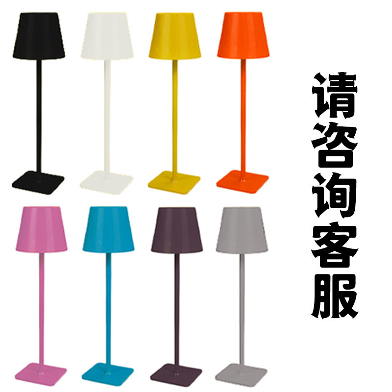 lámpara de escritorio de carga LED Touch Bar Comedor lámpara de aluminio Amazon Night Light Night Headboard Dimmable