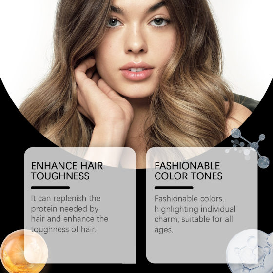 HOEGOA Hair Shampoo Series DIY Trend Brilliant and Lasting Color Gentle Hair Beauty Curing and Compliant