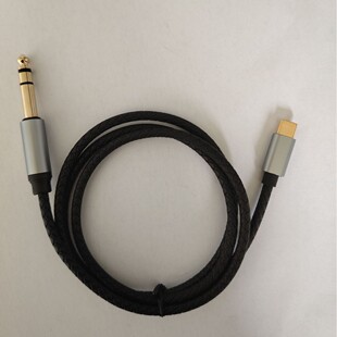 3.5/Type C to Dual 6.5 Large Two-Core One-To-Two Audio Cable Aux Embossed Cable Audio Cable