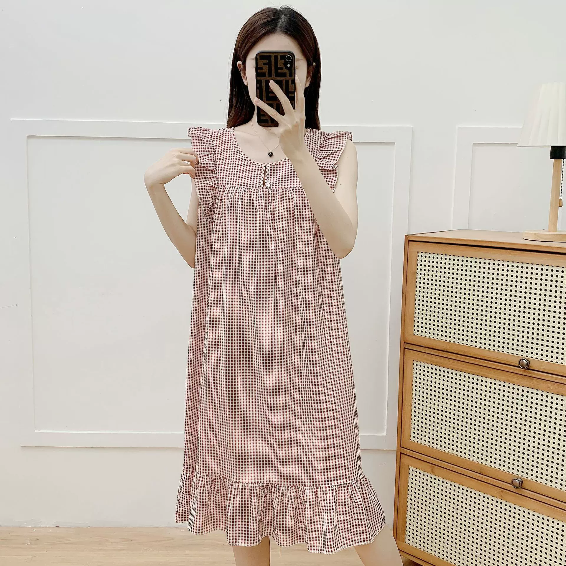 棉绸睡裙女夏季新款无袖韩版仙女风人造棉家居服大码薄款连衣裙子