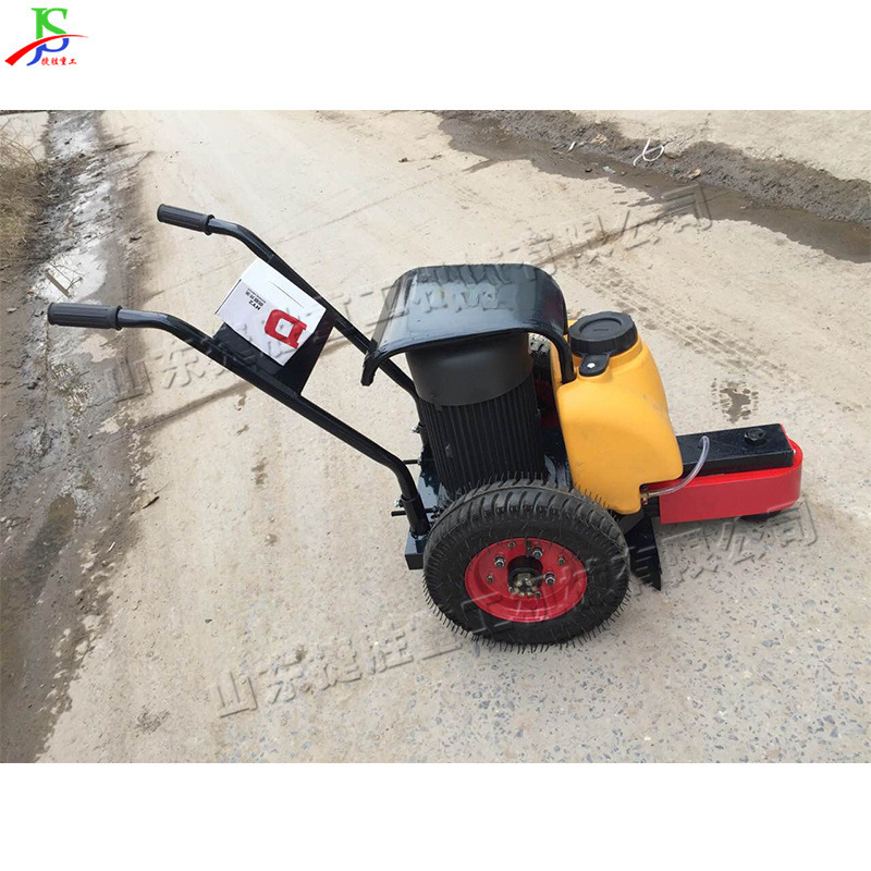 Máquina de corte de pila de tierra tipo 600 empuje manual Equipo de corte de pila de carretera construcción ferroviaria máquina de corte de pila de tubería de cemento