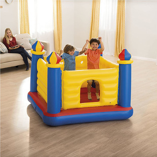 [New Style] Amazon's New Inflatable Small Castle Home Kidsren's Trampoline Slide Game Toy Outdoor Shopping