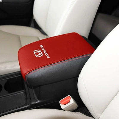 Sürətlər qutusu və əl tormozu başlıqları | leather protective cover wear-resistant - 17-21-red-spell-black-marked