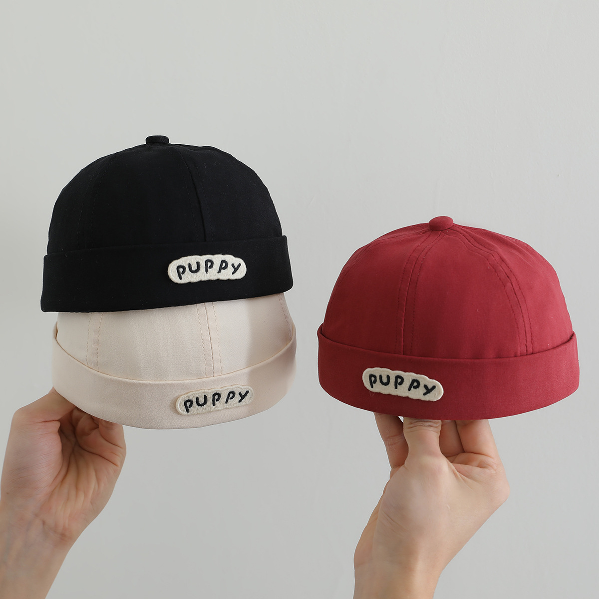 Sombreros de niñas otoño-invierno bebés primavera-otoño niños bebés sombreros de piel de melón para niños sombreros de lengua de pato