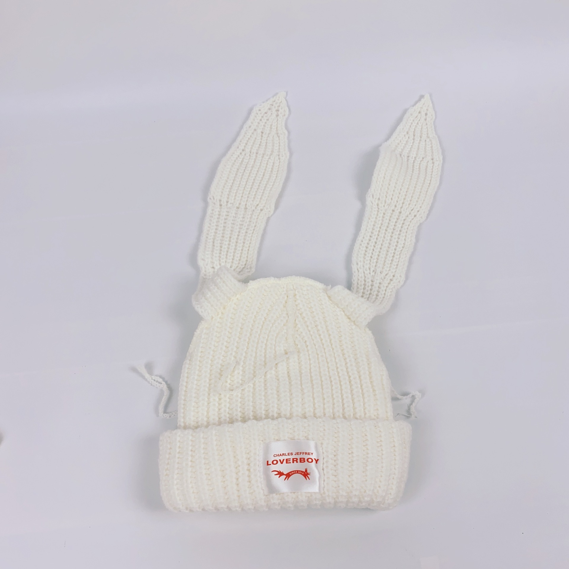 Han China-Chic brand design niche rabbit wool autumn and winter ear protection warm knitted hat children_voghion.com
