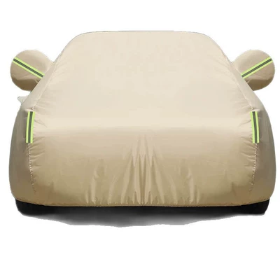 Car clothing, Car Cover Full Sun Protection - hatchback-2s-length-3650-width-1700-height-1550-210d-oxford-cloth-card-color-fleece