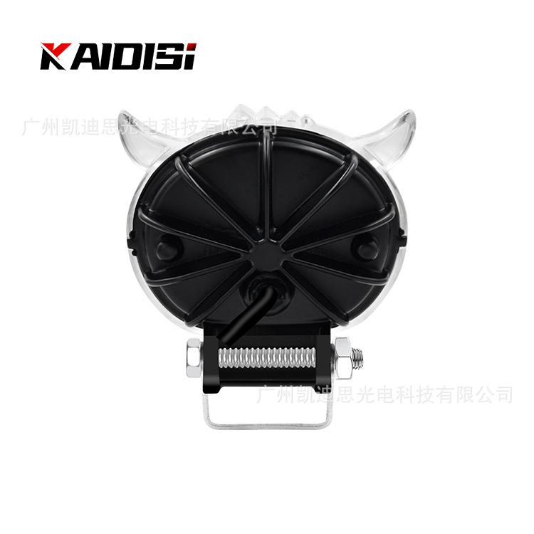 Colorido búho LED proyector motocicleta externa Super brillante faro lejos y cerca de luz blanca amarilla flash LED transfronteriza caliente