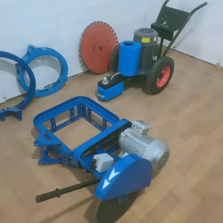 手推式截桩机济宁生产 锯桩机 水泥桩切割机山东价 电线杆切割机