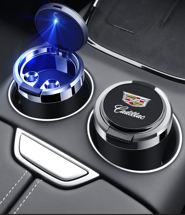 Suitable for Cadillac atslct6xtsxt4xt5xt6 car ashtray with cover metal liner flame retardant