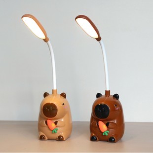 Cross-Border New Desktop Small Lamp for Children, Cute Mini Portable USB Rechargeable Mini Night Light