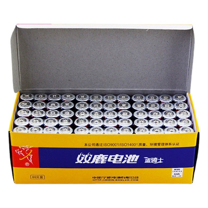 Двойной олень Синий рыцарь 5 батарея AA углерода 5 батарея оптом детские игрушки часы 7 AAA сухая батарея