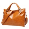 PURSE's new fashion, simple female oil wax leather women's shoulder mesengers handbags, wholesale handbag leather goods