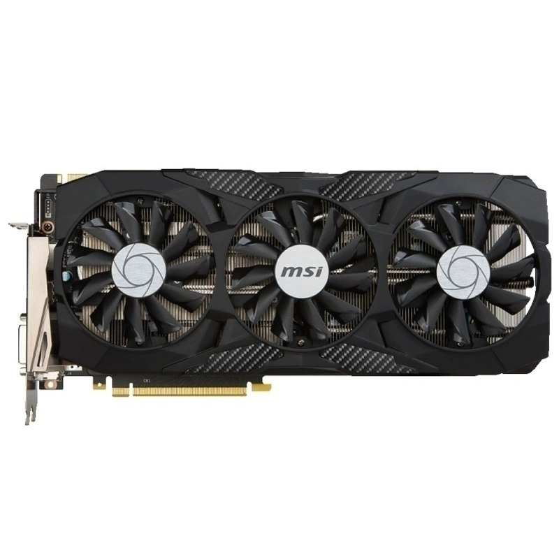 Видеокарта (MSI) GTX 1080 8 ГБ — 144 Гц для киберспорта, совместима с 4K, PCIe для настольного ПК