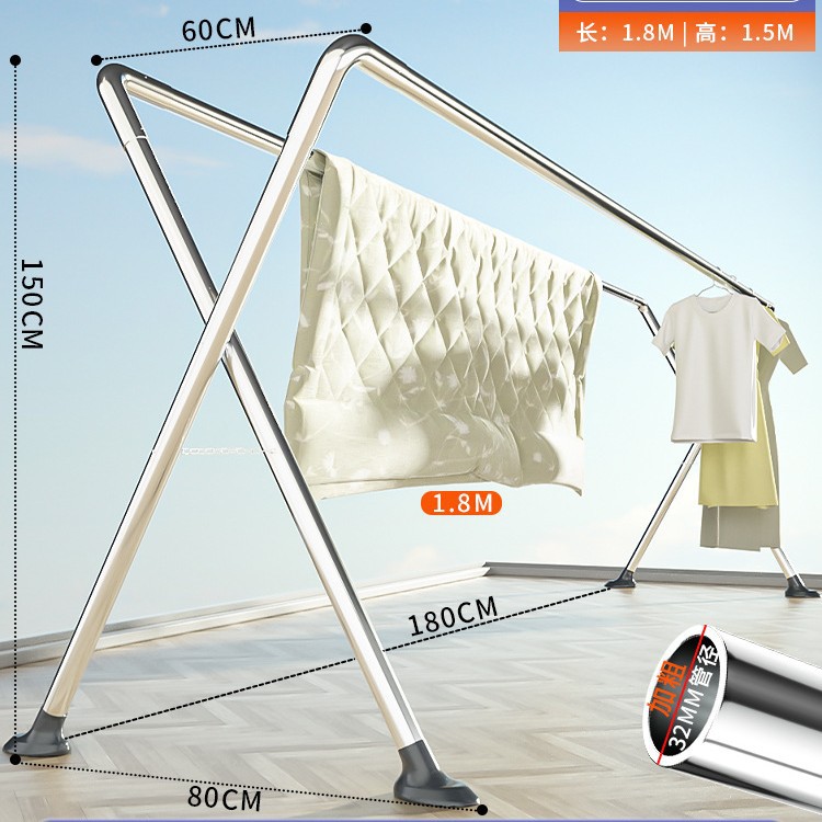 이중 극 1.8m - 높이 1.5m [바이오닉 빅 풋 패드]는 바람이 부는 것을 효과적으로 방지합니다.