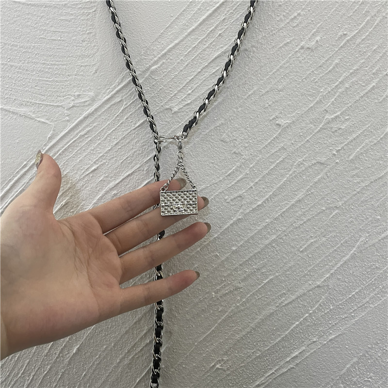 Light Luxury Niche Metal Chain Pendant Thin Waist Chain Decoration Belt display picture 2