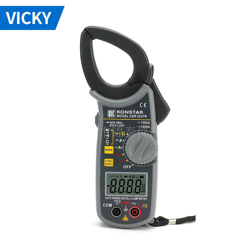 DIGITAL CLAMP METER  数字式钳形数字表2037B钳形电流表 勾表