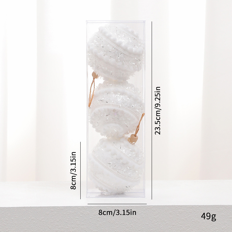 Pequeño libro rojo explosión bola de espuma caballo de color carrón árbol de Navidad colgante creativo colgante 8cm bola de Navidad al por mayor