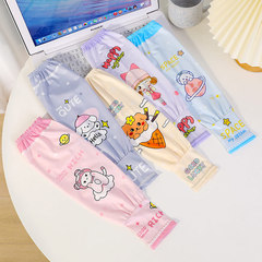Sunscreen Ice Sleeve Sleeves for Boys and Girls Loose Version Ice Ice Cool Summer Thin Children's Ice Silk Arm Sleeves Students