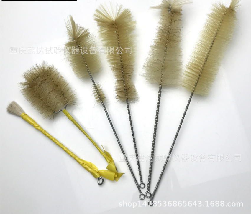 实验室玻璃烧杯量筒试管大中小号毛刷清洁刷化学实验瓶刷