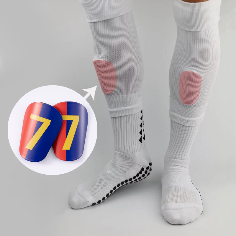 Football leg pads for men's and women's football training fixed insert plate anti-collision calf protection_voghion.com