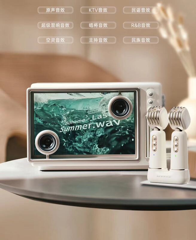猫王インスピレーション小島歌詞音響透明懸濁k歌bluetoothスピーカー家庭ktvラジオMWT5|undefined