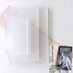 Acrylic quicksand mahjong stand ornaments DIY quicksand material blank 3 back plates transparent homemade handmade consumables