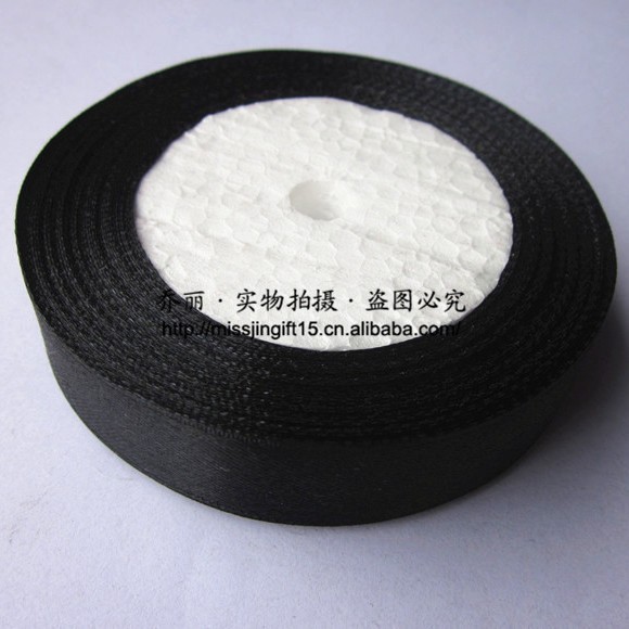 En stock 15MM cinta de poliéster de una sola cara Cinta de regalo Decoración cinta DIY cinta hecha a mano embalaje de la flor image 19