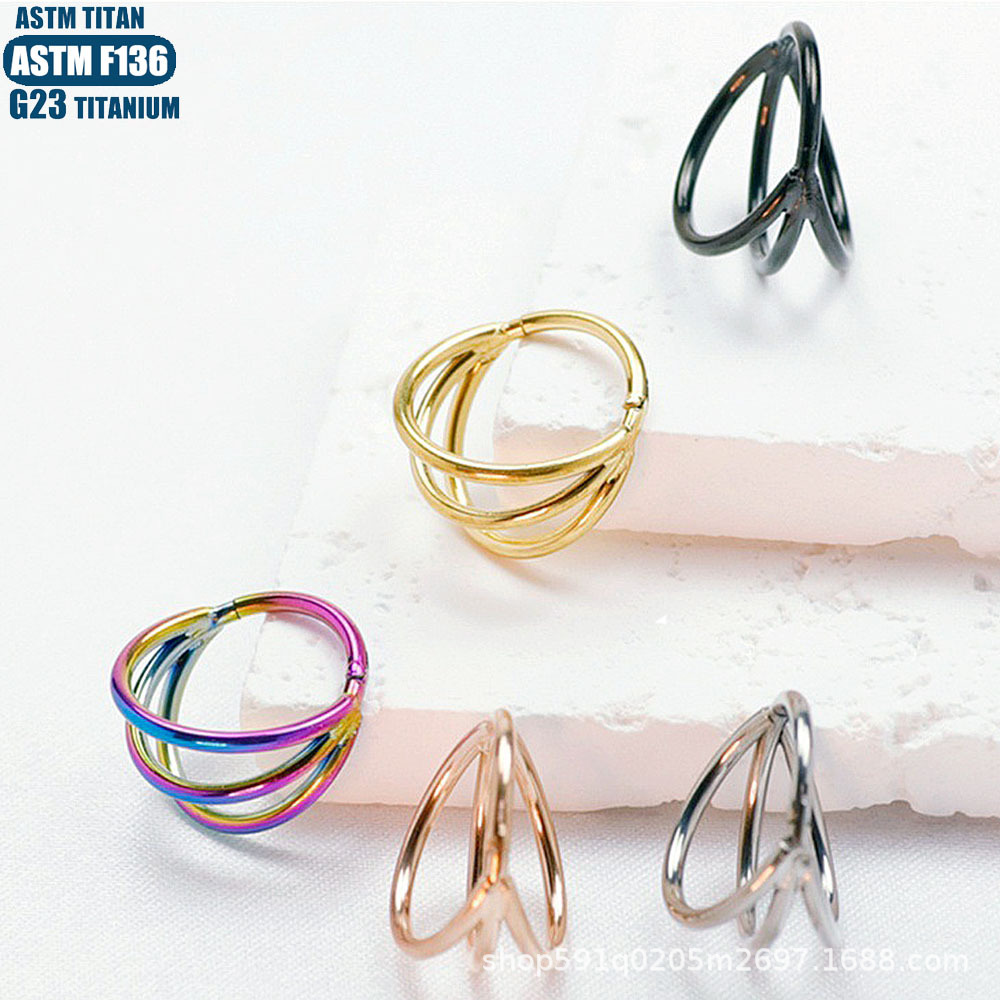 Labret piercing jewelry detail image