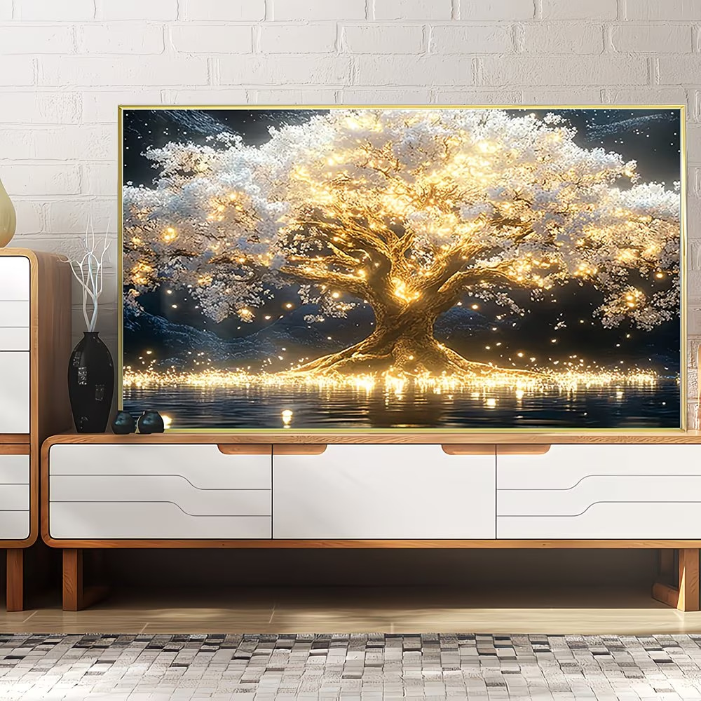 Transfronterizo Amazon pintura de diamantes fábrica de explosión venta directa pintura de diamantes DIY paisaje decoración pintura colgar paquete de herramientas '