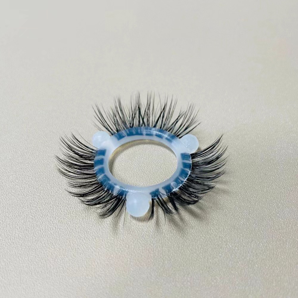 Double-Layer Silicone Penis Ring with Faux-Fur Texture, 2.0 cm Inner Diameter — detail image 4