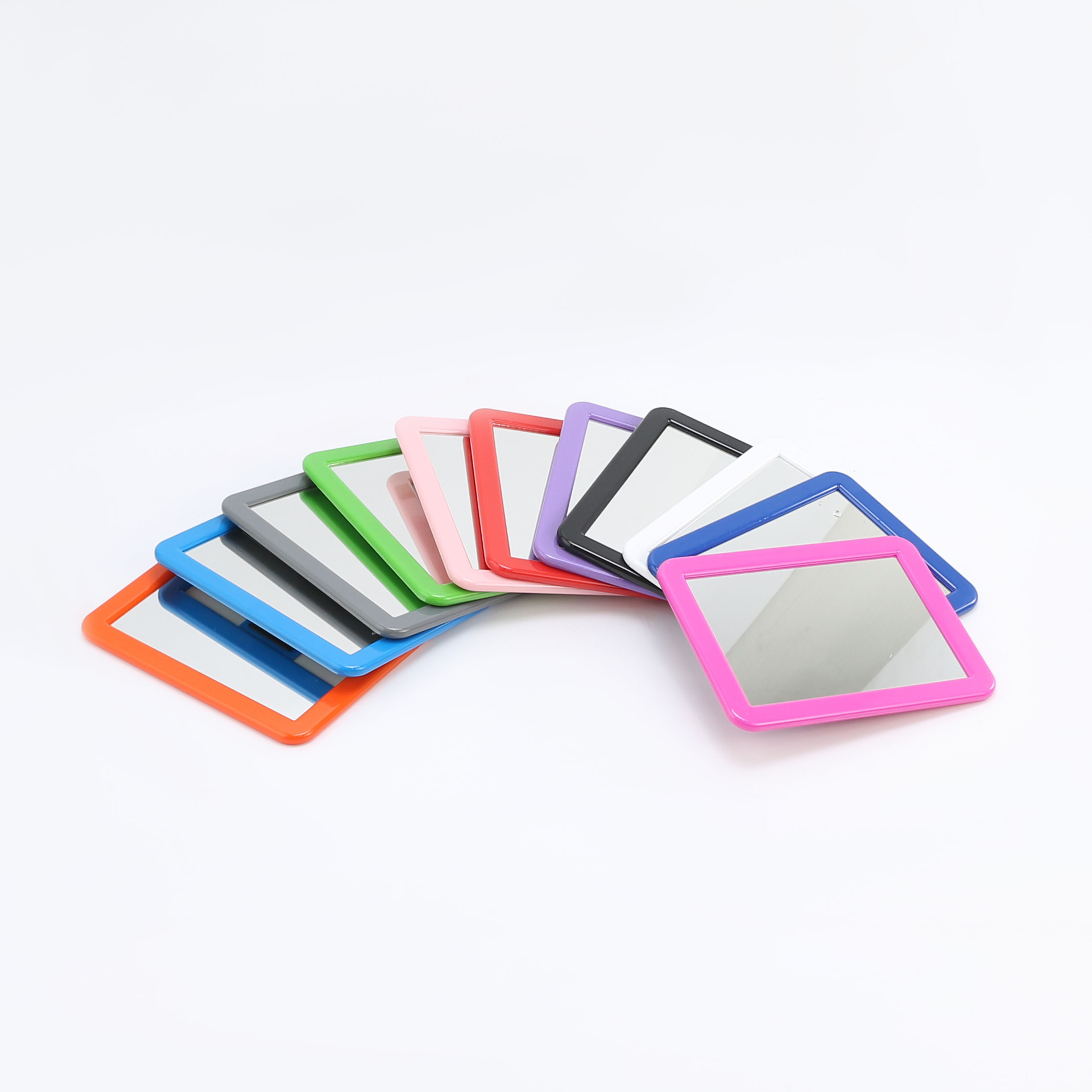 Espejo de maquillaje magnético espejo de gabinete de hierro espejo de maquillaje magnético espejo de maquillaje rectangular portátil con espejo transfronterizo