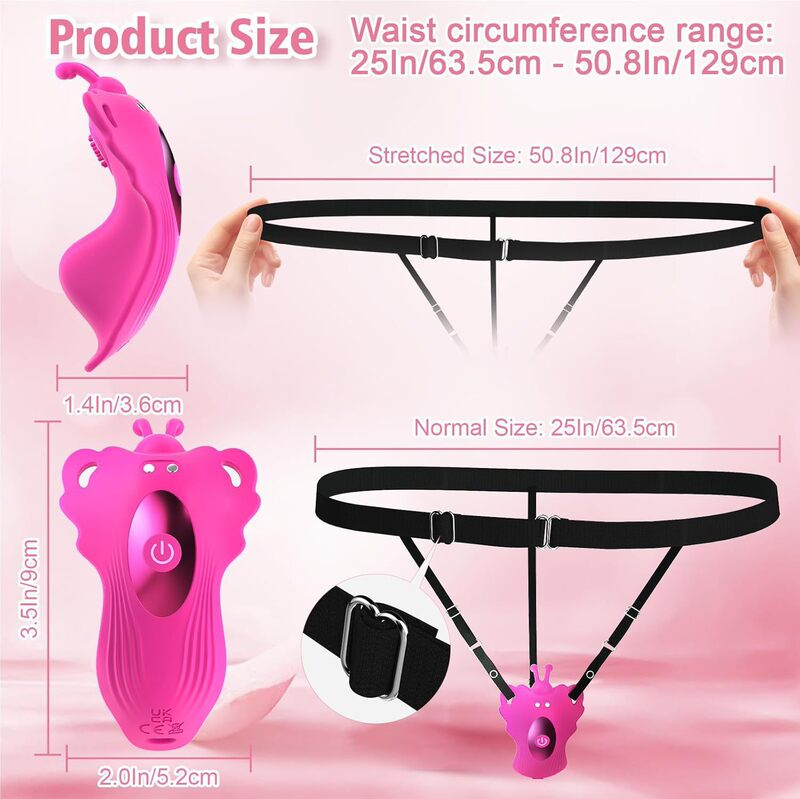 Wearable underwear controlled by app, invisible underwear for use outside, vibrating female masturbator, adult products